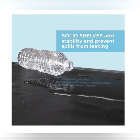 4-Tier Light Duty Storage Shelf Shelves Plastic Shelving Unit 47”H x 21”W x 13”D - Picture 11 of 12